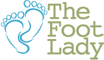 The Foot Lady Logo : Click to view the home page